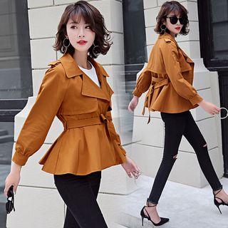 Plain Peplum Jacket