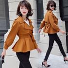 Plain Peplum Jacket