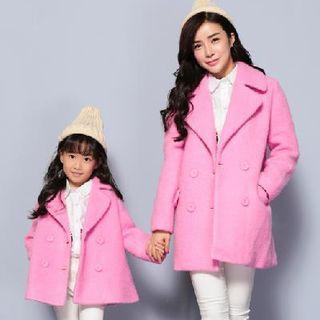 Family Woolen Long Coat
