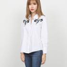 Wide-cuff Embroidered Shirt