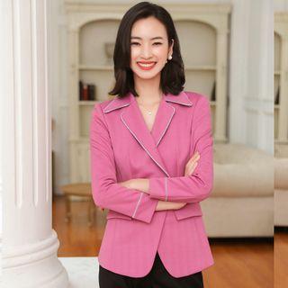 Single-breasted Blazer / Long-sleeve Shirt / Dress Pants