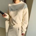 Berlin Printed Cotton Sweatshirt