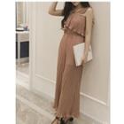 Pleated Jumpsuit