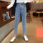 Jeans High-waist Shift Pants