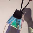 Triangle Lantern-shape Pvc Handbag