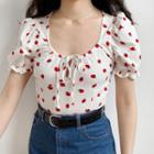 Strawberry Short-sleeve Blouse