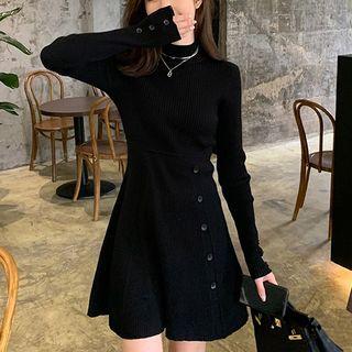 Plain Knit A-line Dress (various Designs)