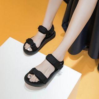 Adhesive Tab Flat Sandals