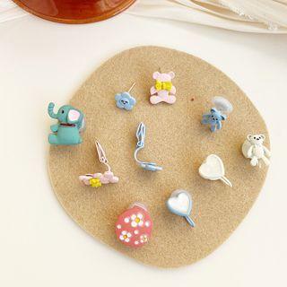 Cartoon Stud Earring / Clip-on Earring (various Designs)