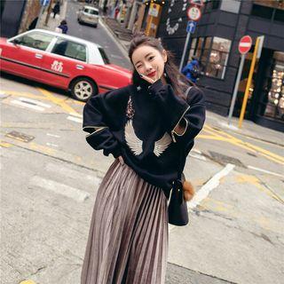 Wings Fleece Long-sleeve Sweatshirt