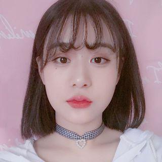 Plaid Heart Choker