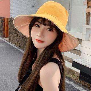 Reversible Two Tone Buckled Hat