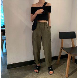 Off Shoulder Top / Cargo Pants