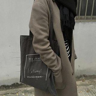 Print Twill Canvas Tote
