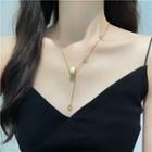 Cube Necklace Necklace - Gold - One Size
