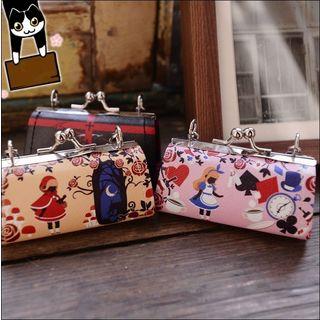 Skull Print Coin Pouch A1 - Skull - One Size
