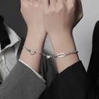 Couple Matching Magnetic Heart Stainless Steel Bracelet (various Designs) / Set