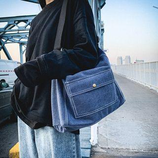 Denim Stitching Crossbody Bag