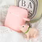 Airpods Earphone Case Protection Cover / Pig Charm / Set