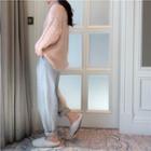 Cable Knit Turtleneck Sweater / Wide-leg Pants