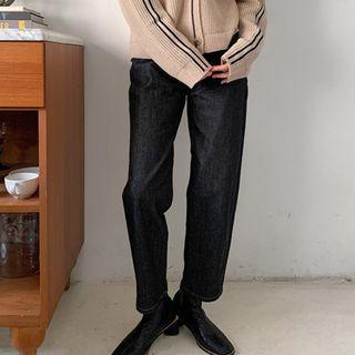 Stitched Baggy Jeans In 3 Lengths