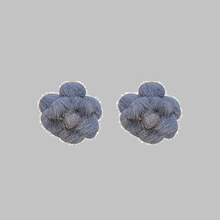 Flower Fabric Earring