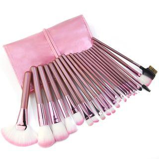 Set Of 22: Makeup Brush K42 - 22 Pcs - Pink - One Size