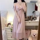 Cold Shoulder Twisted Sleep Dress (various Designs)
