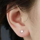 925 Sterling Silver Star Stud Earring / Fringed Dangle Earring