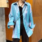 Long-sleeve Shirt Blue - One Size