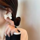 Bow Acrylic Earring 1 Pair - White - One Size