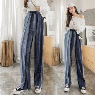 High Waist Gradient Loose Fit Pants