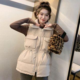 Faux Shearling Padded Coat / Vest