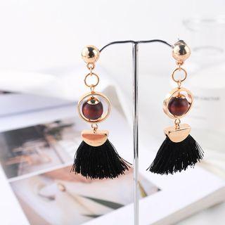 Tassel Drop Earring 1 Pair - Gold - One Size