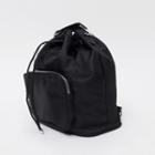 Pocket-detail Bucket Bag Black - One Size