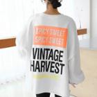 Vintage Harvest Printed Dolman-sleeve Sweatshirt