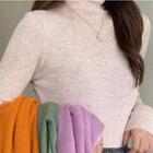 Plain Turtleneck Knit Top (various Colors)