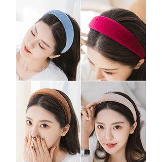 Colored Bold Velvet Hair Band