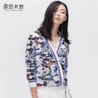 Camouflage Long-sleeve Top