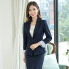 Single-breasted Vest / Straight-leg Dress Pants / Fitted Skirt / Set