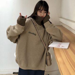 Turtleneck Long Sleeve Sweatshirt