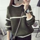 Panel Thick Sweater