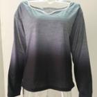 Long-sleeve Rhinestone Wing T-shirt