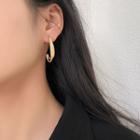 Half Hoop Earring 1 Pair - Matte - One Size