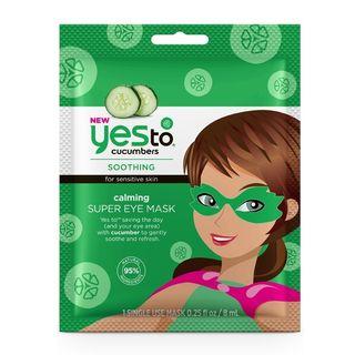 Yes To - Yes To Cucumbers: Calming Super Eye Mask (single Pack) 1 Single Use Mask (0.25 Fl Oz / 8ml)