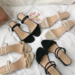 Low Heel Sandals (various Designs)