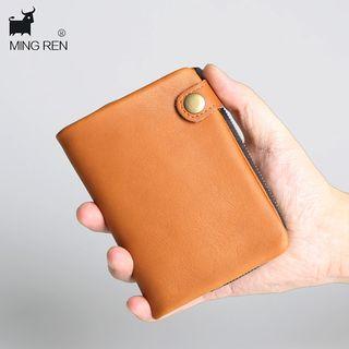 Genuine Leather Wallet Brown - One Size