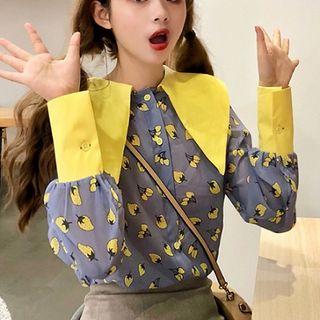 Fruit Print Blouse