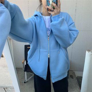 Zip-up Hoodie Sky Blue - One Size