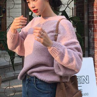 Rib-knit Pullover
